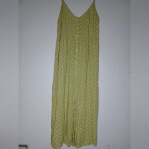 Billabong Light Green Floral Maxi Dress